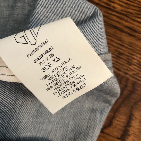 Golden Goose | Colia Sleeveless Denim Top - Picture 6 of 6